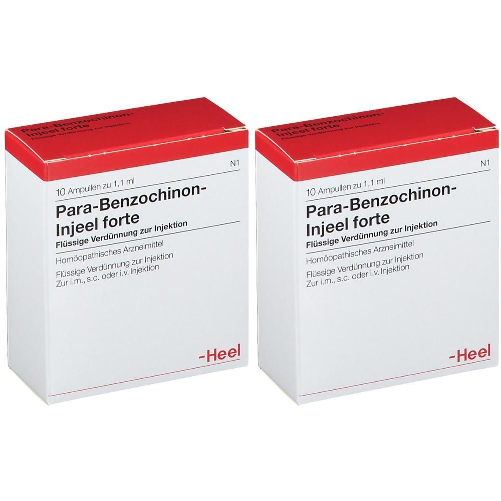 Para Benzochinon Injeel forte Ampullen 2x 2x10 St