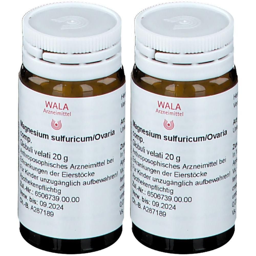 Magnesium SULFURICUM/Ovaria comp.Globuli 2x 2x20 g Globuli