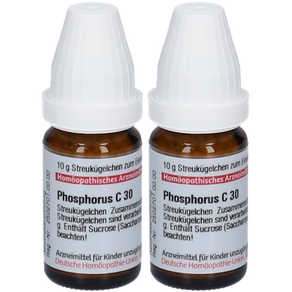Phosphorus C 30 Globuli 2x 2x10 g