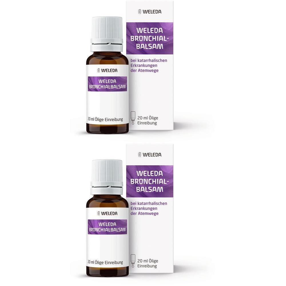Bronchialbalsam Weleda 2x 2x20 ml Einreibung