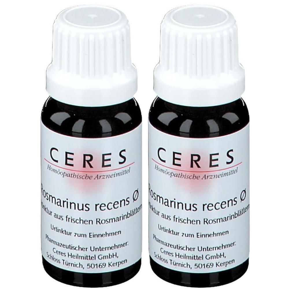 Ceres Rosmarinus recens Urtinktur 2x 2x20 ml Tropfen zum Einnehmen