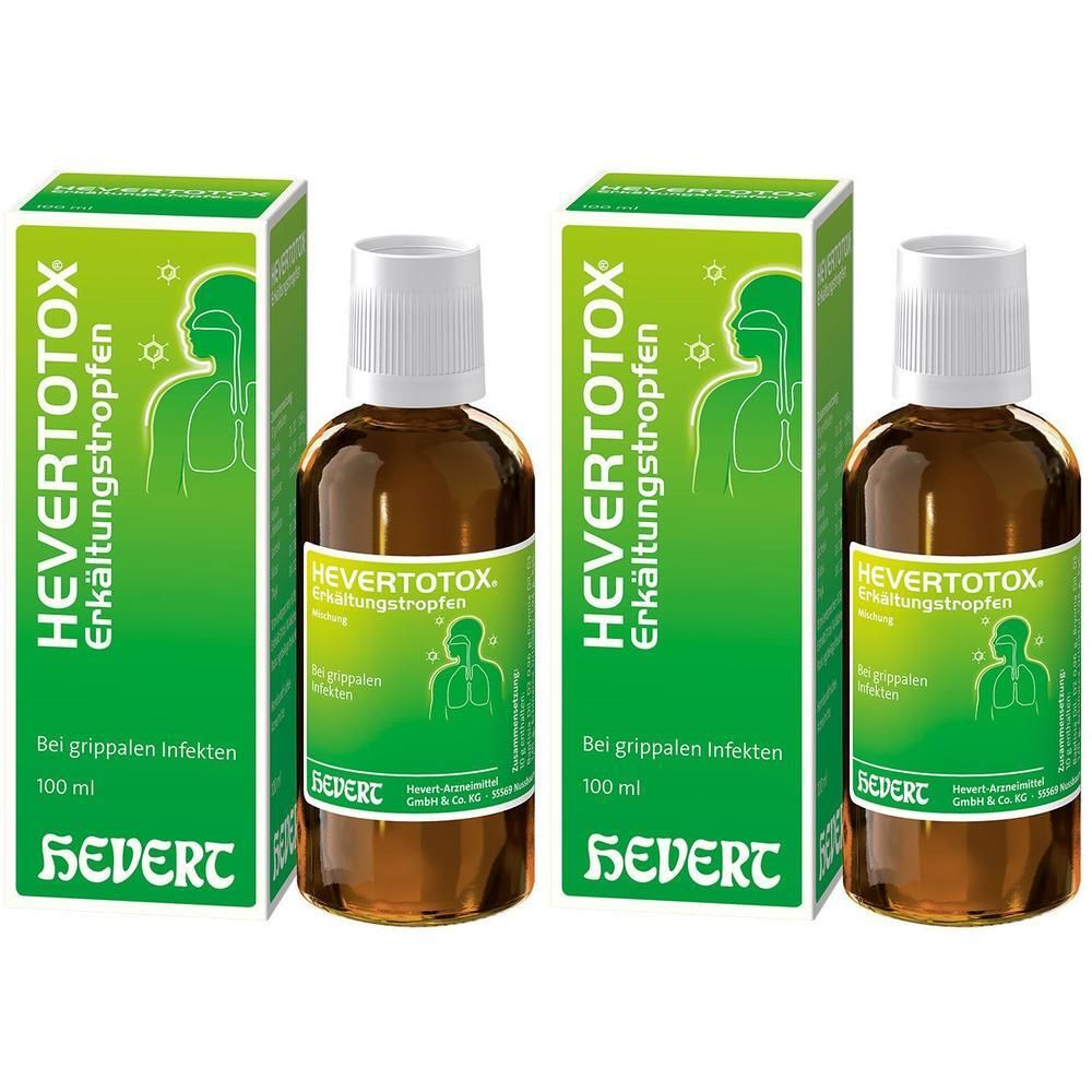 Hevertotox Erkältungstropfen 2x 2x100 ml Tropfen