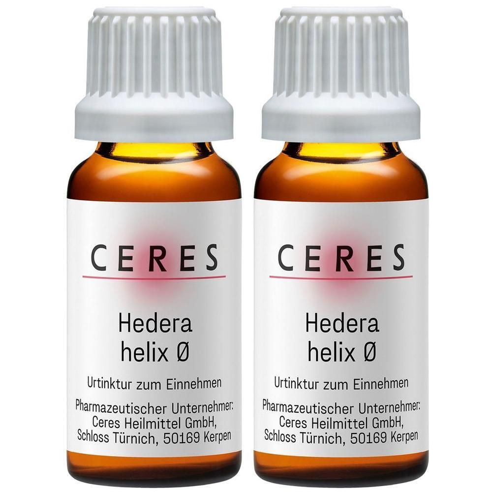 Ceres Hedera helix Urtinktur 2x 2x20 ml Tropfen