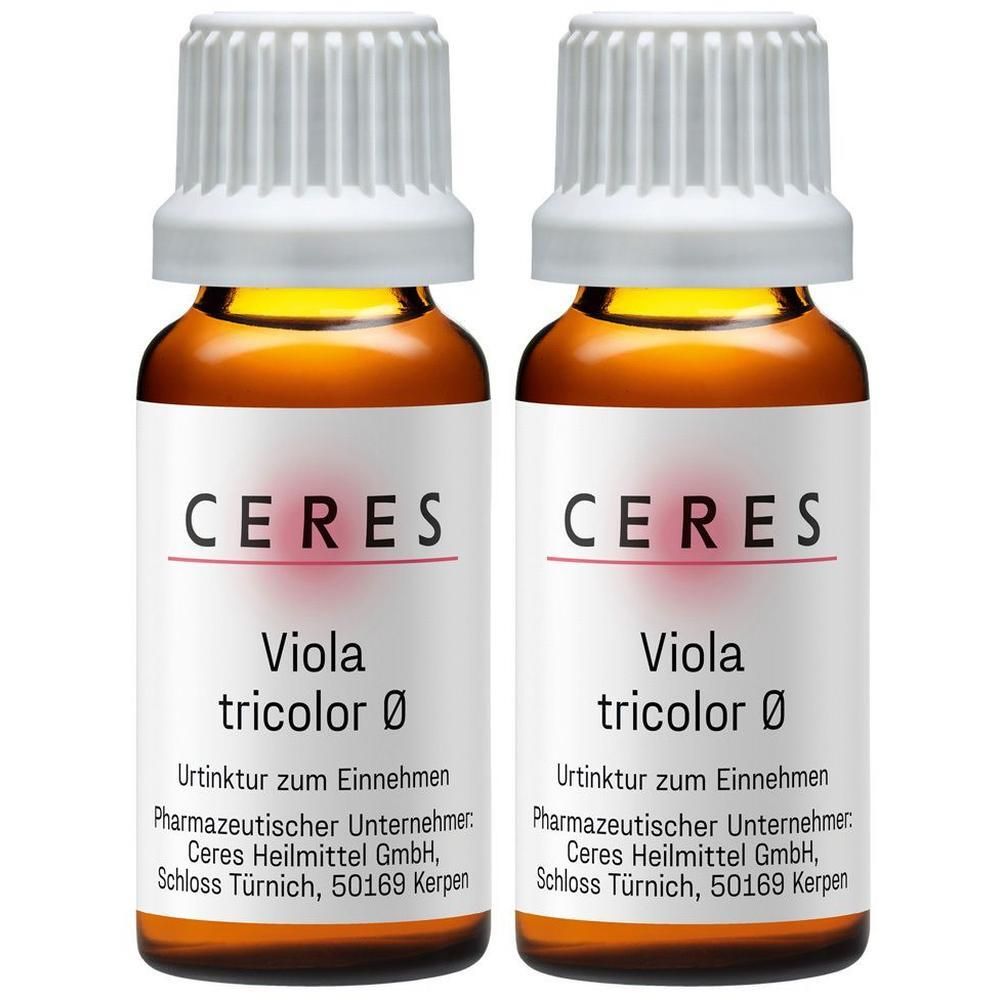 Ceres Viola tricolor Urtinktur 2x 2x20 ml Tropfen