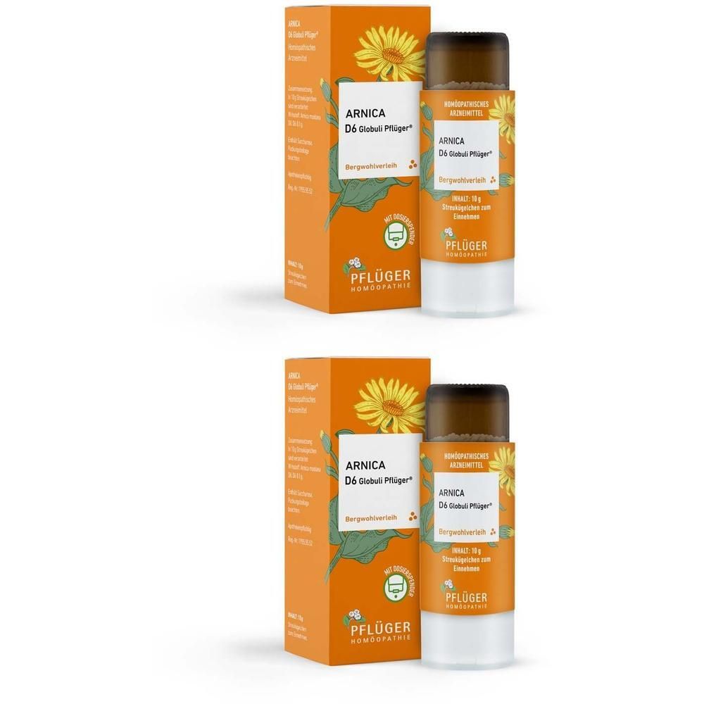 Arnica D 6 Globuli Pflüger Dosierspender 2x 2x10 g