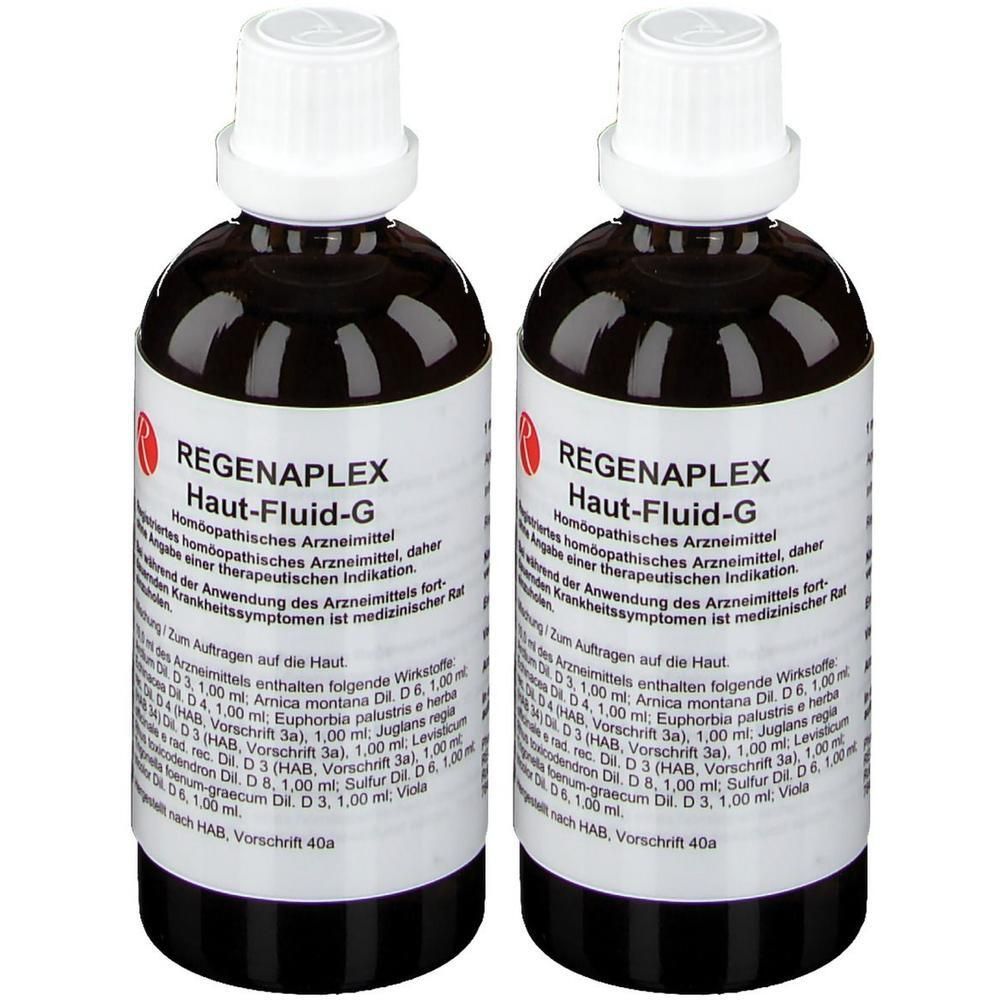 Regenaplex Haut-Fluid G 2x 2x100 ml Flüssigkeit
