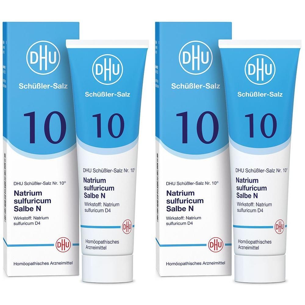 Biochemie DHU 10 Natrium sulfuricum N D 4 Salbe 2x 2x50 g