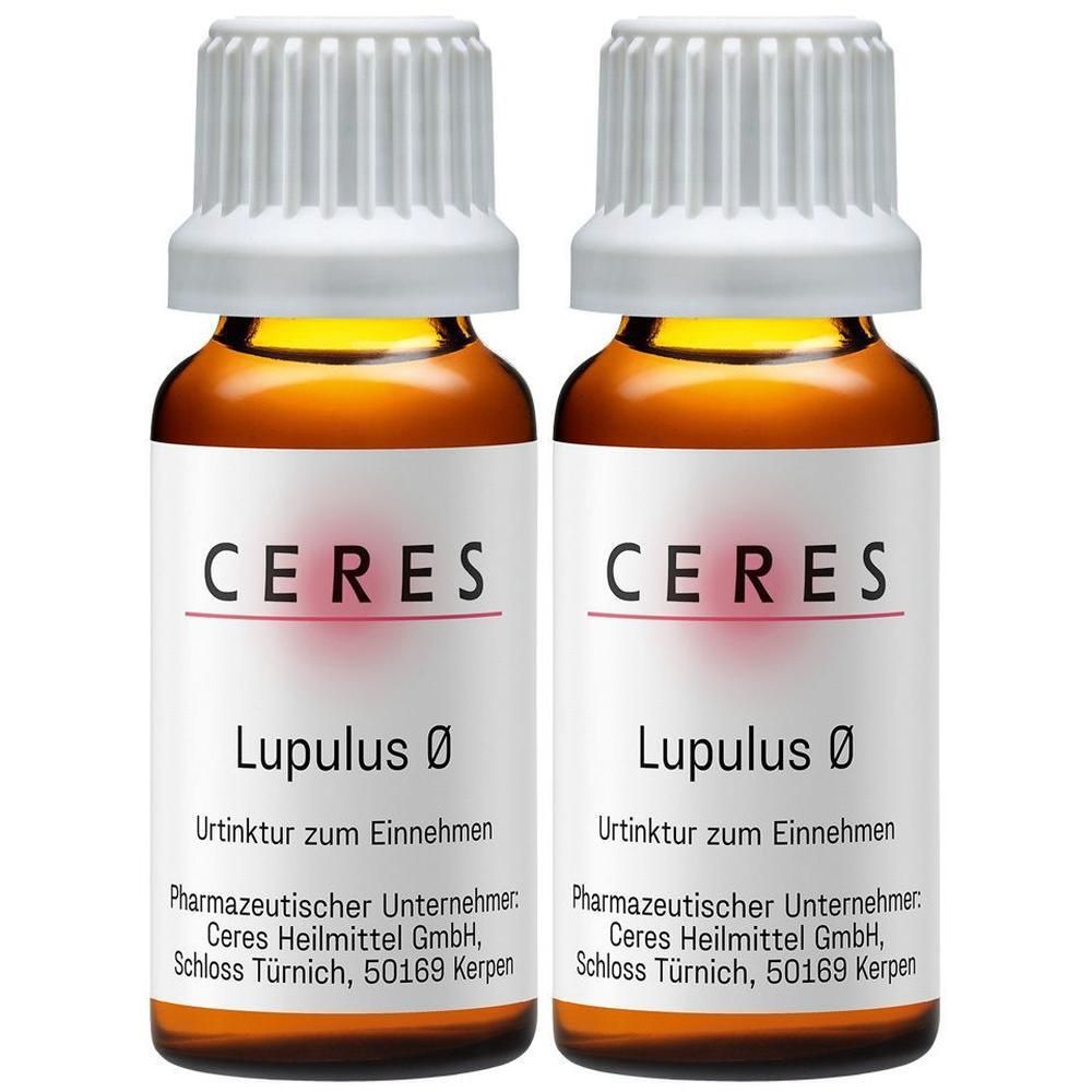 Ceres Lupulus Urtinktur 2x 2x20 ml Tropfen