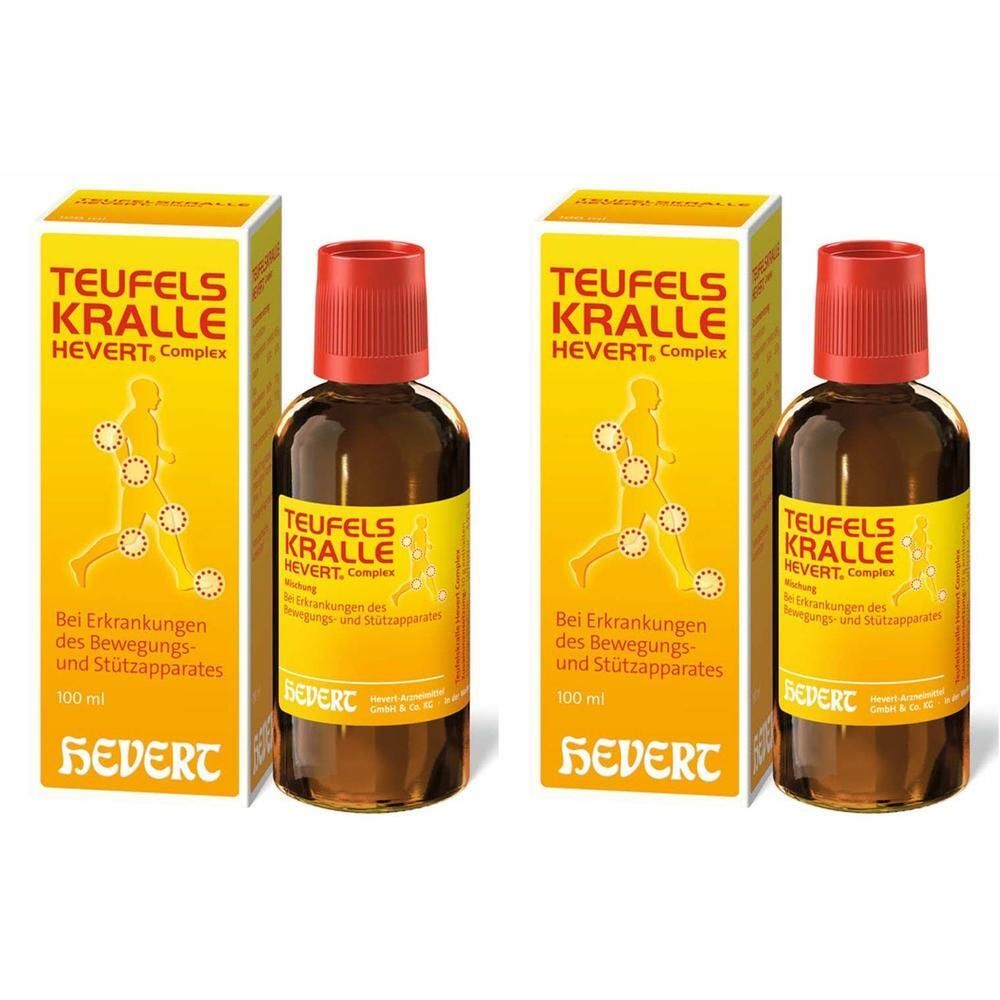 Teufelskralle Hevert Complex Tropfen 2x 2x100 ml