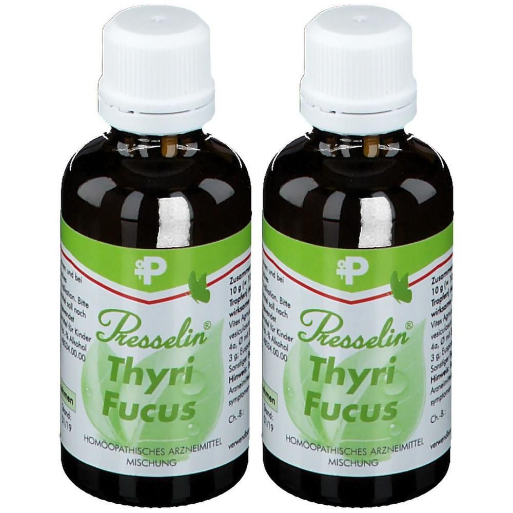 Presselin Thyri Fucus Tropfen zum Einnehmen 2x 2x50 ml