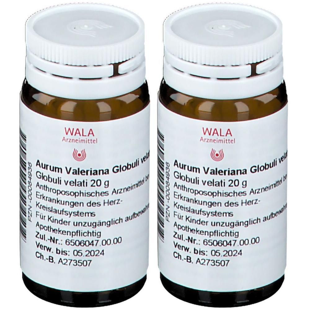 Aurum Valeriana Globuli Velati 2x 2x20 g