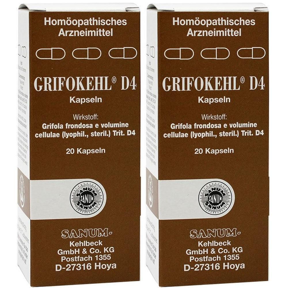 Grifokehl D 4 Kapseln 2x 2x20 St