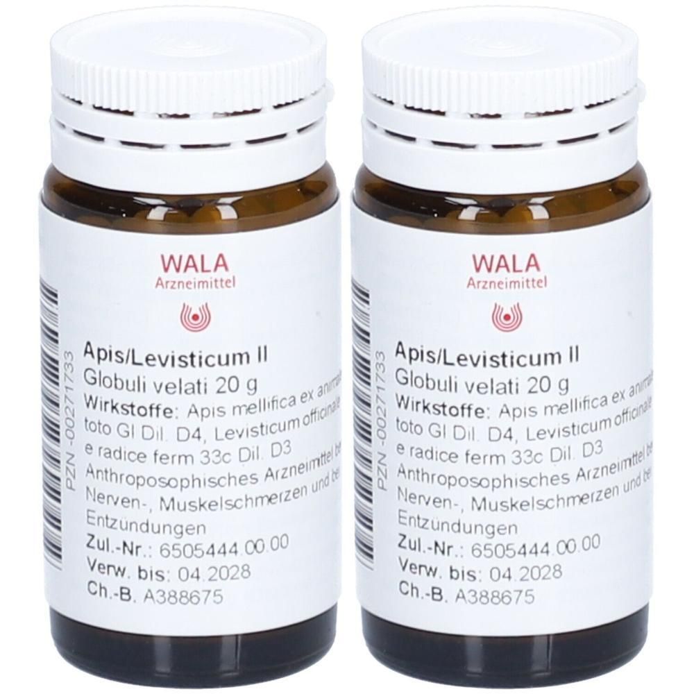 Apis/Levisticum II Globuli 2x 2x20 g