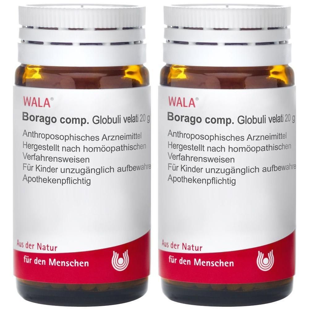 Borago COMP.Globuli 2x 2x20 g Globuli
