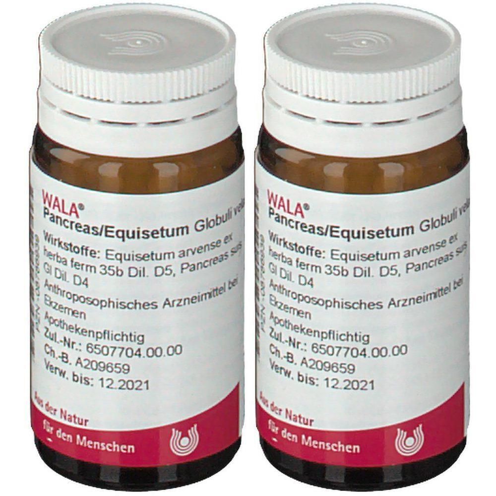 Pancreas/Equisetum Globuli 2x 2x20 g
