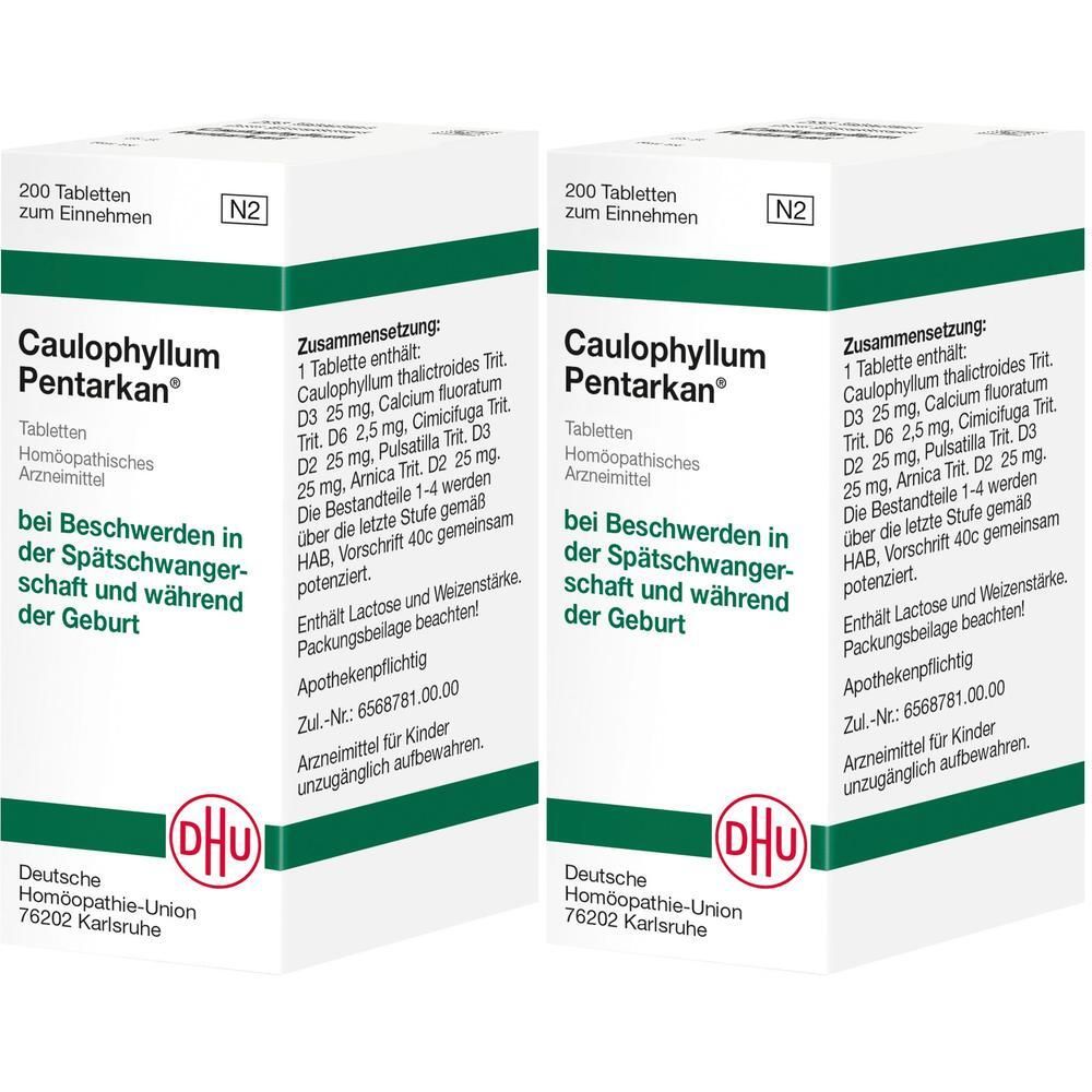Caulophyllum Pentarkan Tabletten 2x 2x200 St