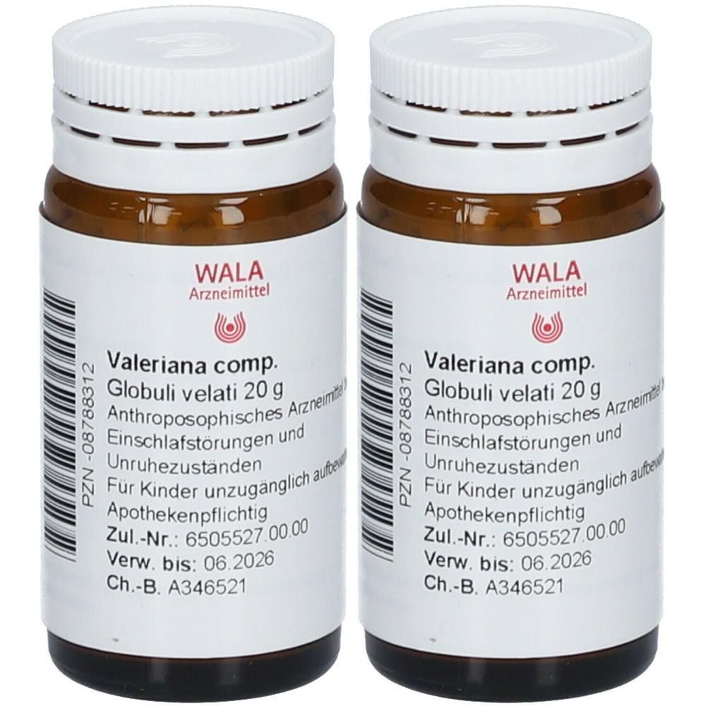 Valeriana COMP.Globuli 2x 2x20 g Globuli