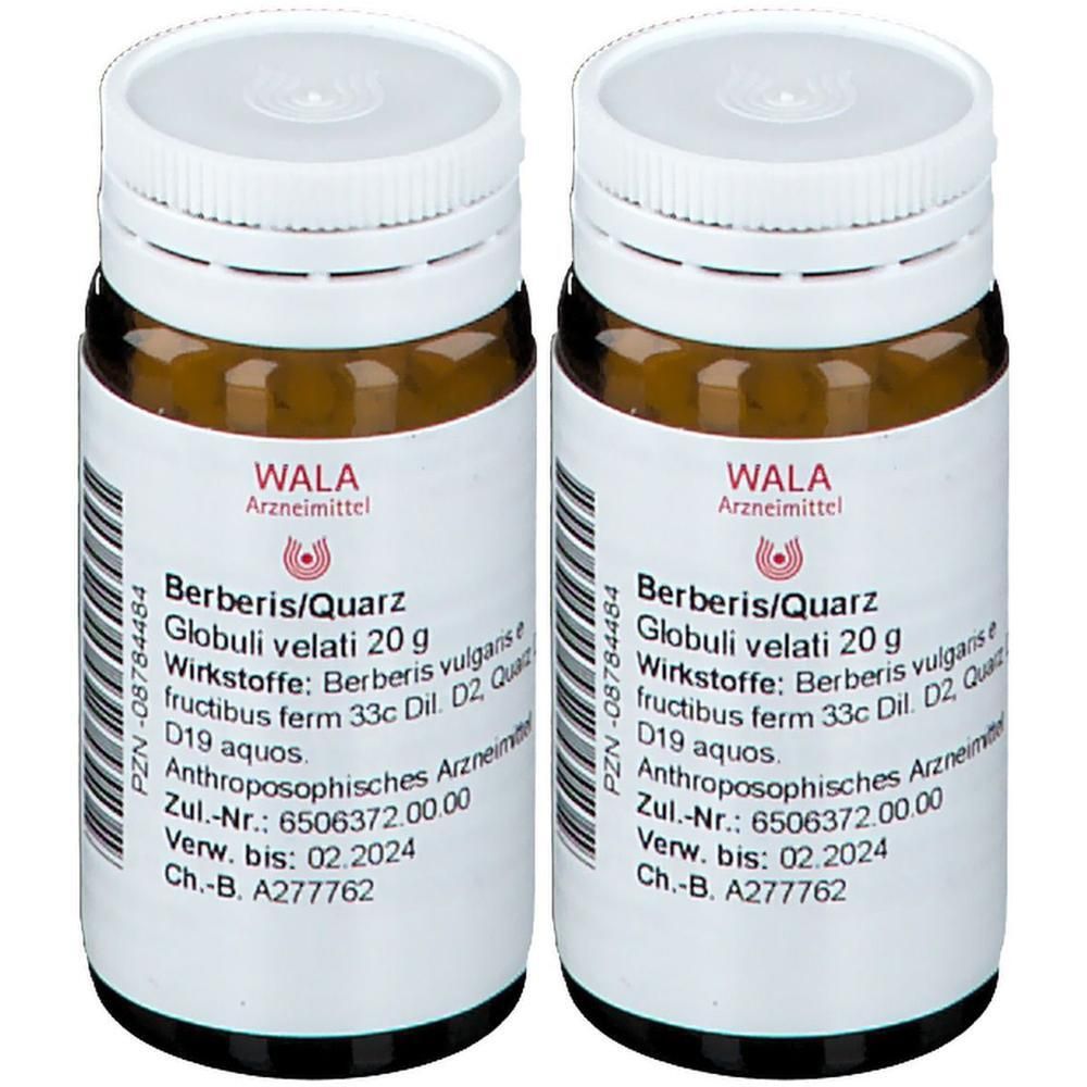 Berberis/Quarz Globuli 2x 2x20 g