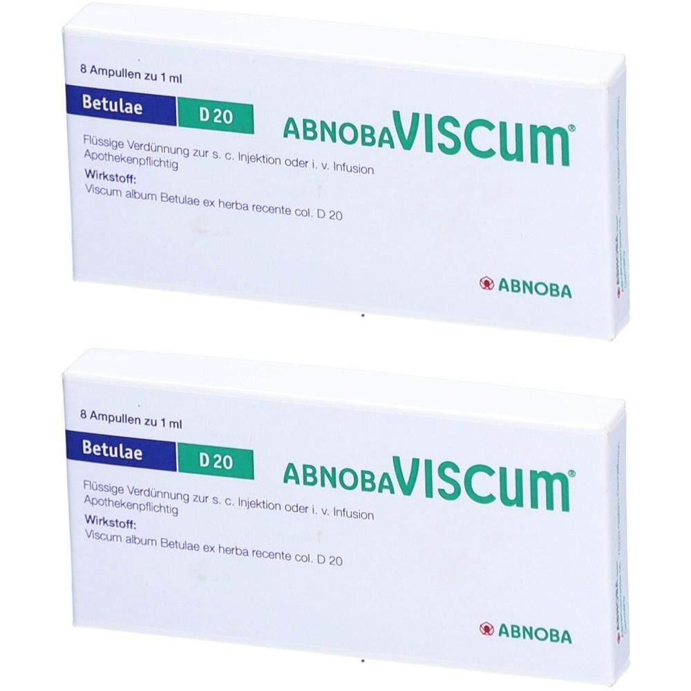 Abnobaviscum Betulae D 20 Ampullen 2x 2x8 St