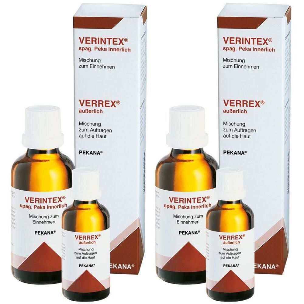 Verintex spag.Peka innerlich/Verrex äußerlich 2x 2x1 St Kombipackung