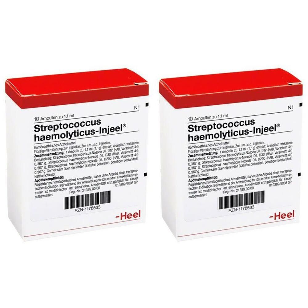 Streptococcus Haemolyticus Injeel Ampullen 2x 2x10 St