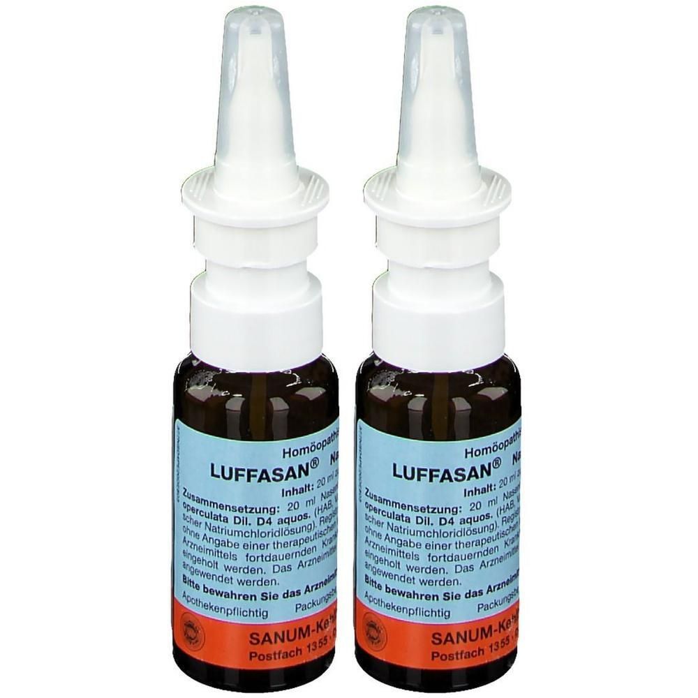 Luffasan Nasentropfen zum Sprühen 2x 2x20 ml Nasenspray