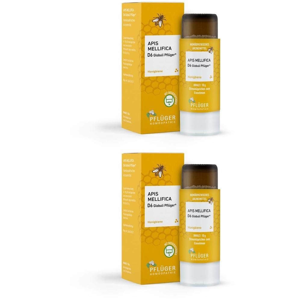 Apis Mellifica D 6 Globuli Pflüger Dosierspender 2x 2x10 g