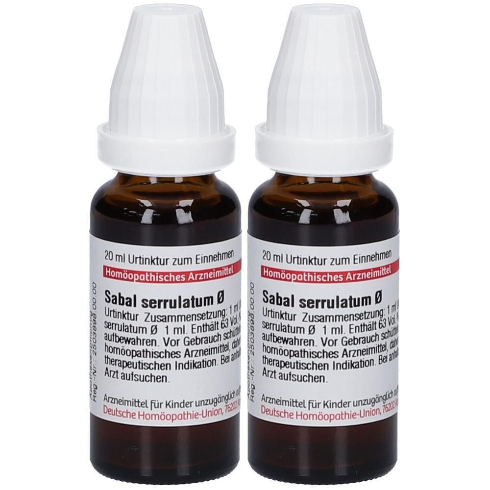 Sabal Serrulatum Urtinktur 2x 2x20 ml Dilution