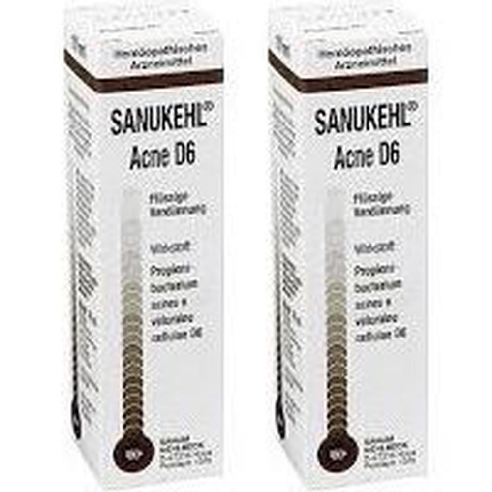 Sanukehl Acne D 6 Tropfen 2x 2x10 ml