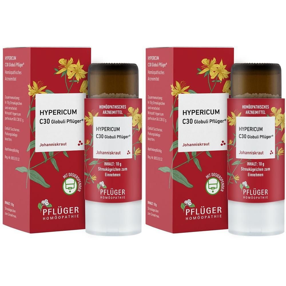 Hypericum C 30 Globuli Pflüger Dosierspender 2x 2x10 g