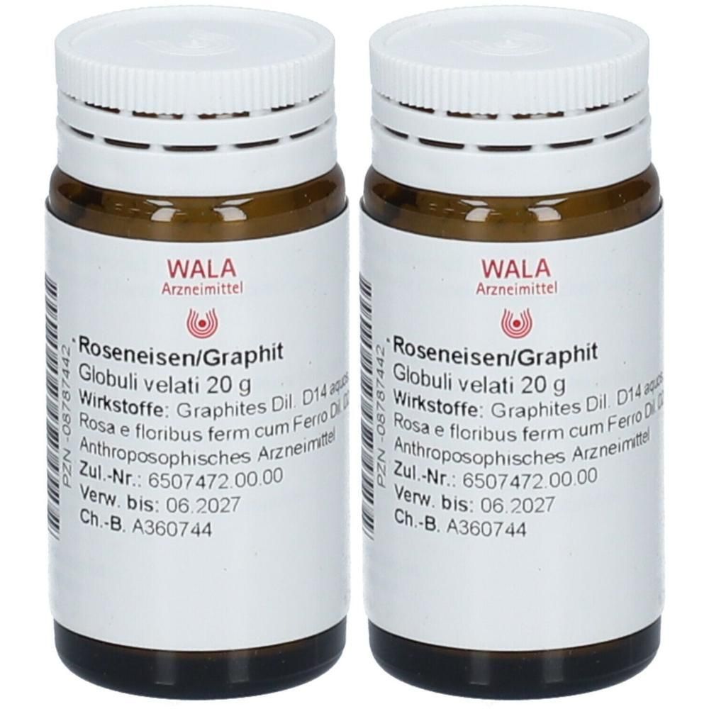 ROSENEISEN/Graphit Globuli 2x 2x20 g