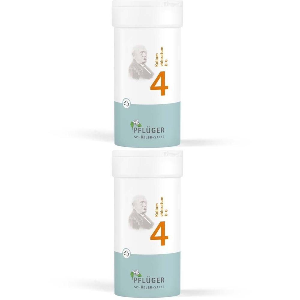 Biochemie Pflüger 4 Kalium chloratum D 6 Pulver 2x 2x100 g
