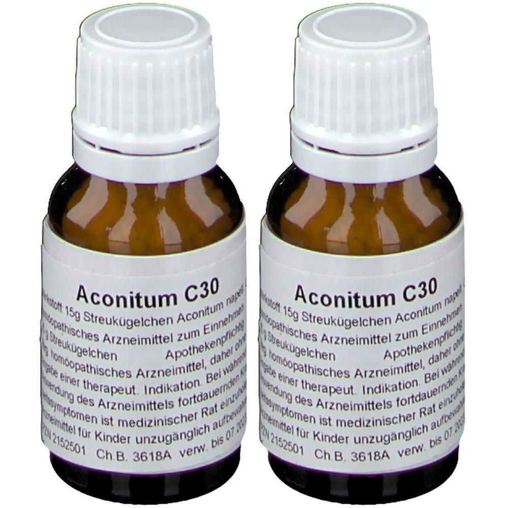Aconitum C 30 Globuli 2x 2x15 g