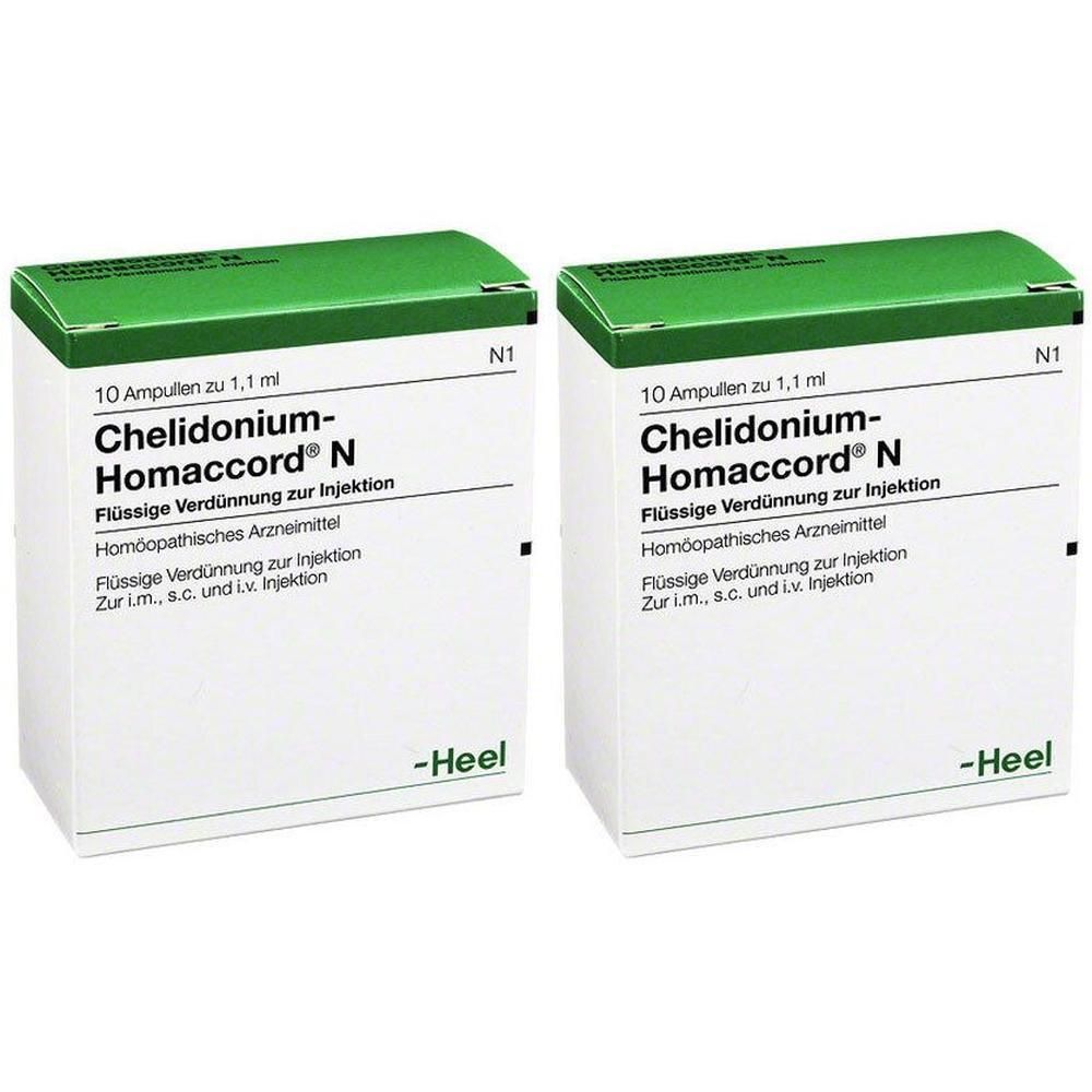 Chelidonium-Homaccord N Ampullen 2x 2x10 St