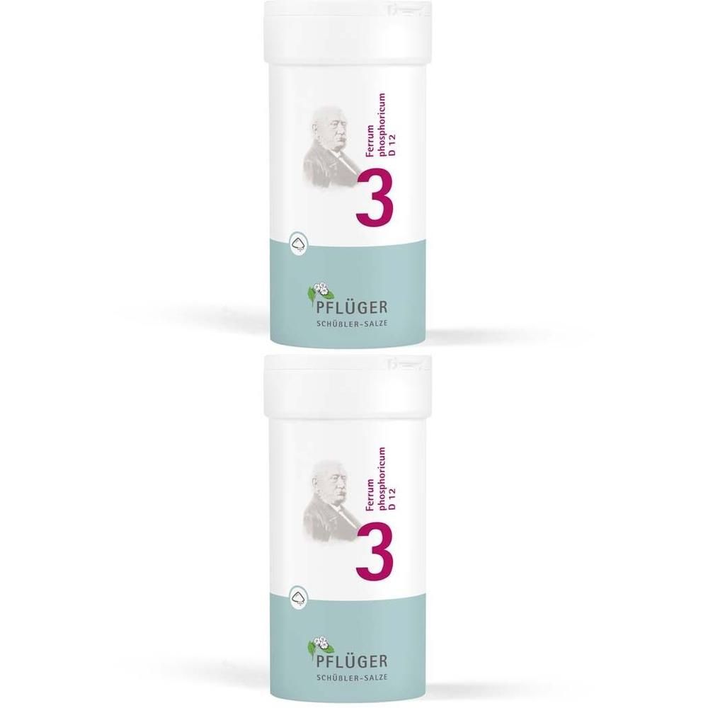 Biochemie Pflüger 3 Ferrum phosphoricum D 12 Pulv. 2x 2x100 g Pulver