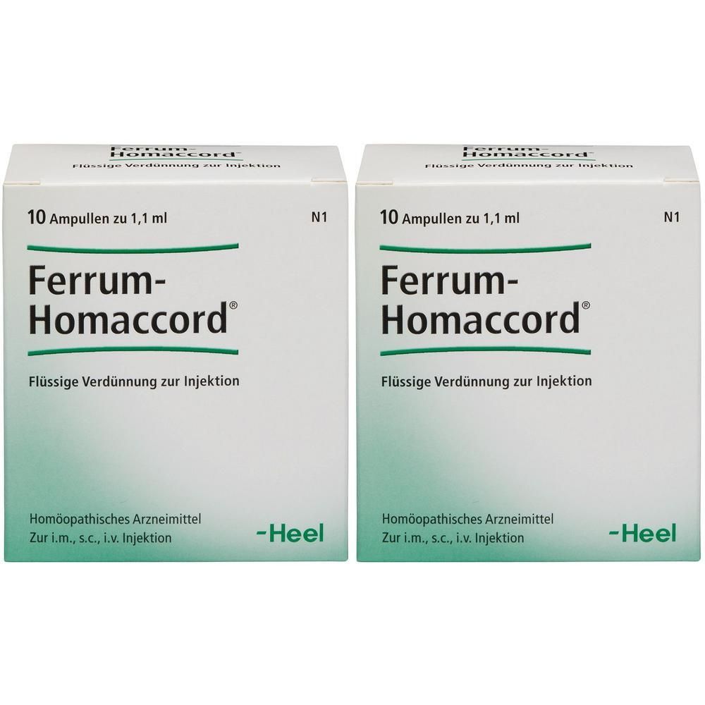 Ferrum Homaccord Ampullen 2x 2x10 St