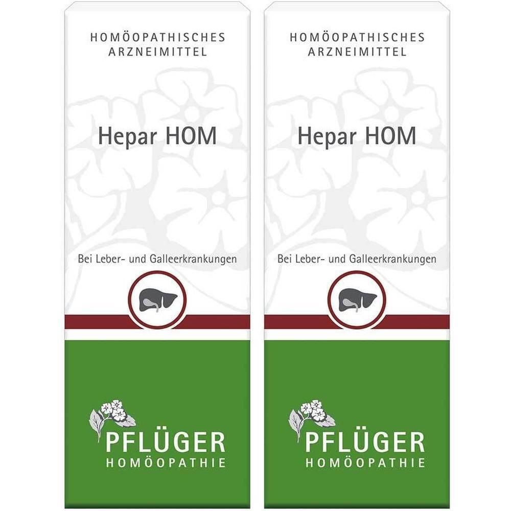 Hepar HOM Tropfen 2x 2x50 ml