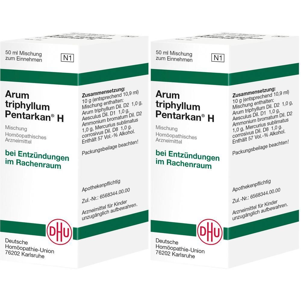 Arum Triphyllum Pentarkan H Mischung 2x 2x50 ml