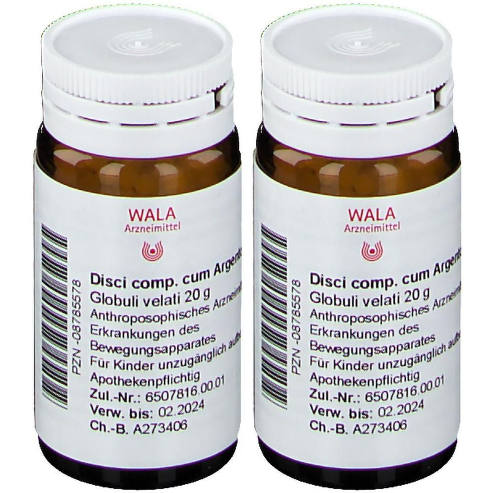 Disci comp.cum Argento Globuli 2x 2x20 g