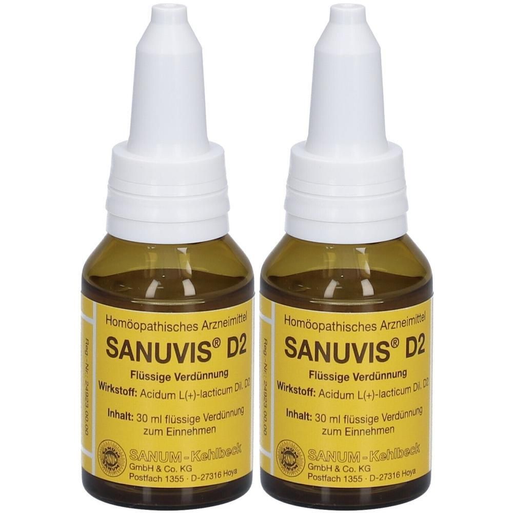 Sanuvis D 2 Tropfen 2x 2x30 ml