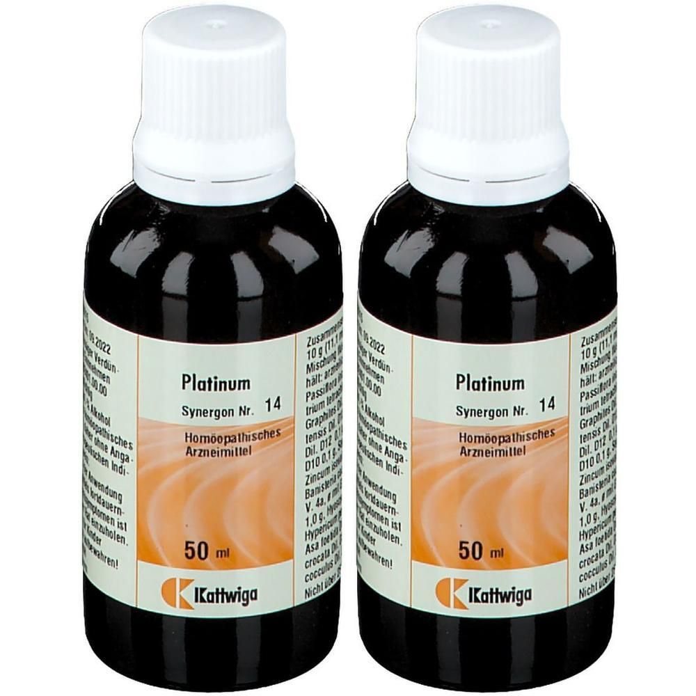Synergon Komplex 14 Platinum Tropfen 2x 2x50 ml
