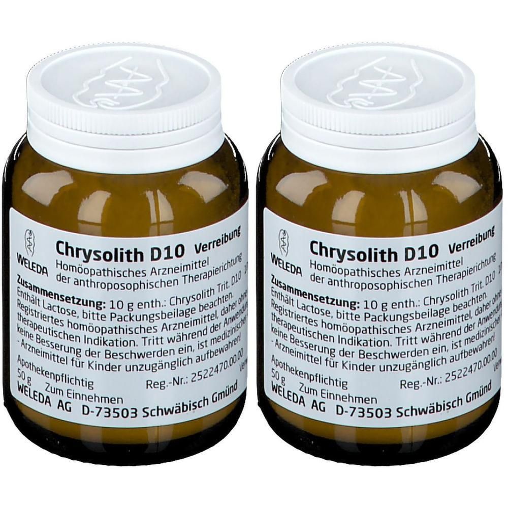 Chrysolith D 10 Trituration 2x 2x50 g