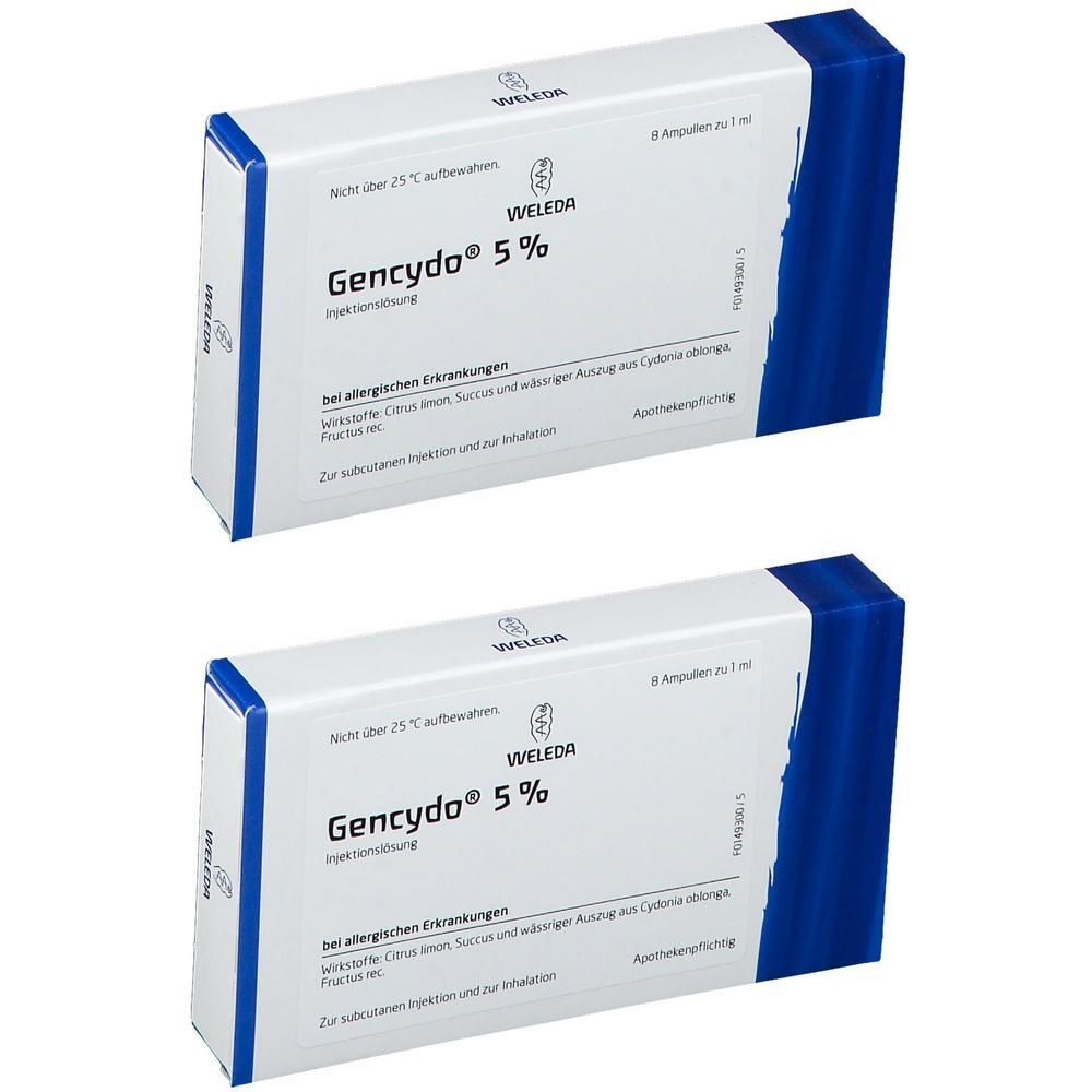 Gencydo 5% Injektionslösung 2x 2x8 St