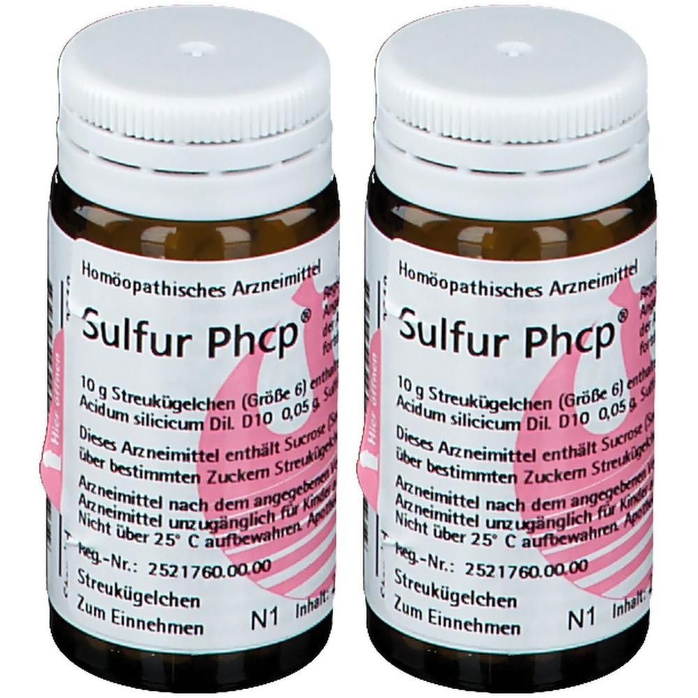 Sulfur Phcp Globuli 2x 2x20 g