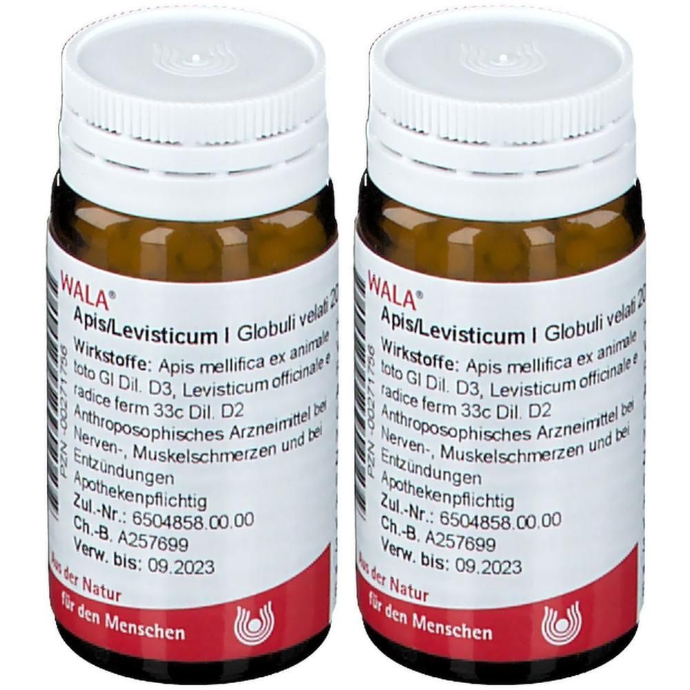 Apis/Levisticum I Globuli 2x 2x20 g
