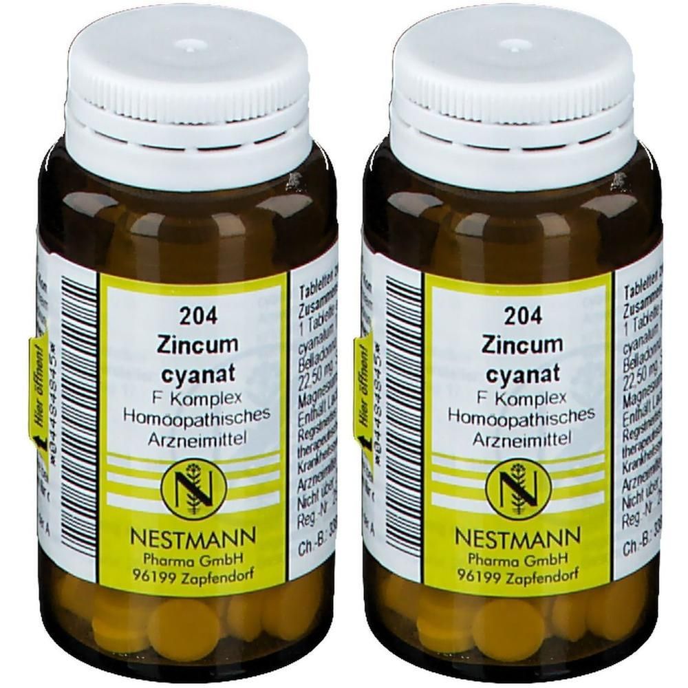 Zincum Cyanatum F Komplex Nr.204 Tabletten 2x 2x120 St
