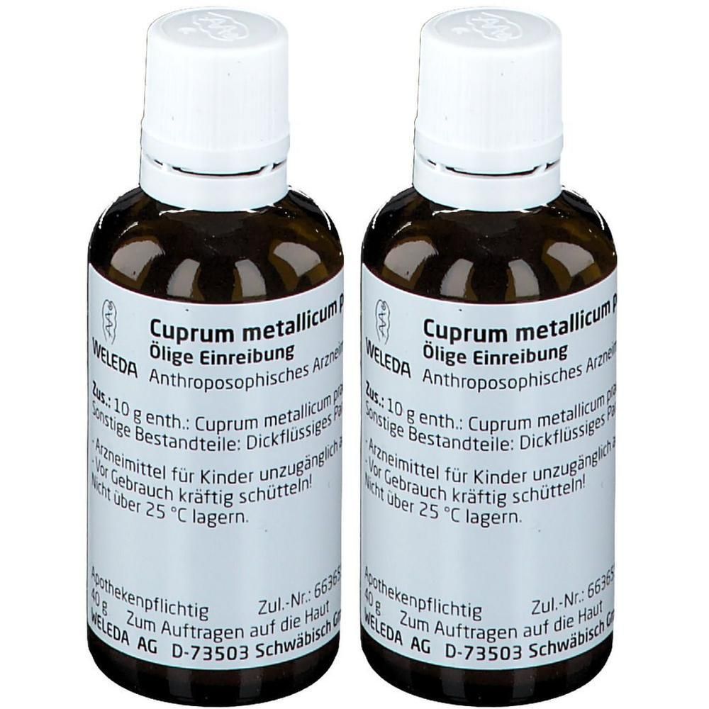 Cuprum Metallicum praep.0,4% ölige Einreibung 2x 2x40 g