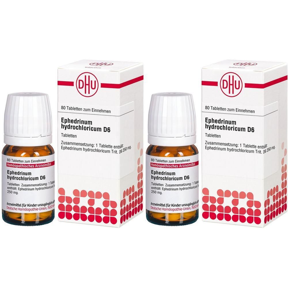 Ephedrinum hydrochloricum D 6 Tabletten 2x 2x80 St