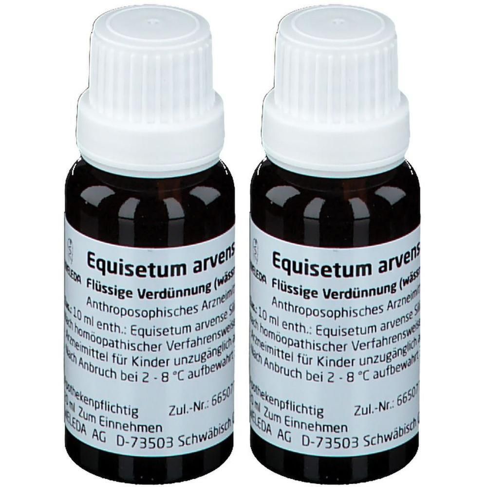 Equisetum Arvense Silicea cultum Rh D 3 Dilution 2x 2x20 ml