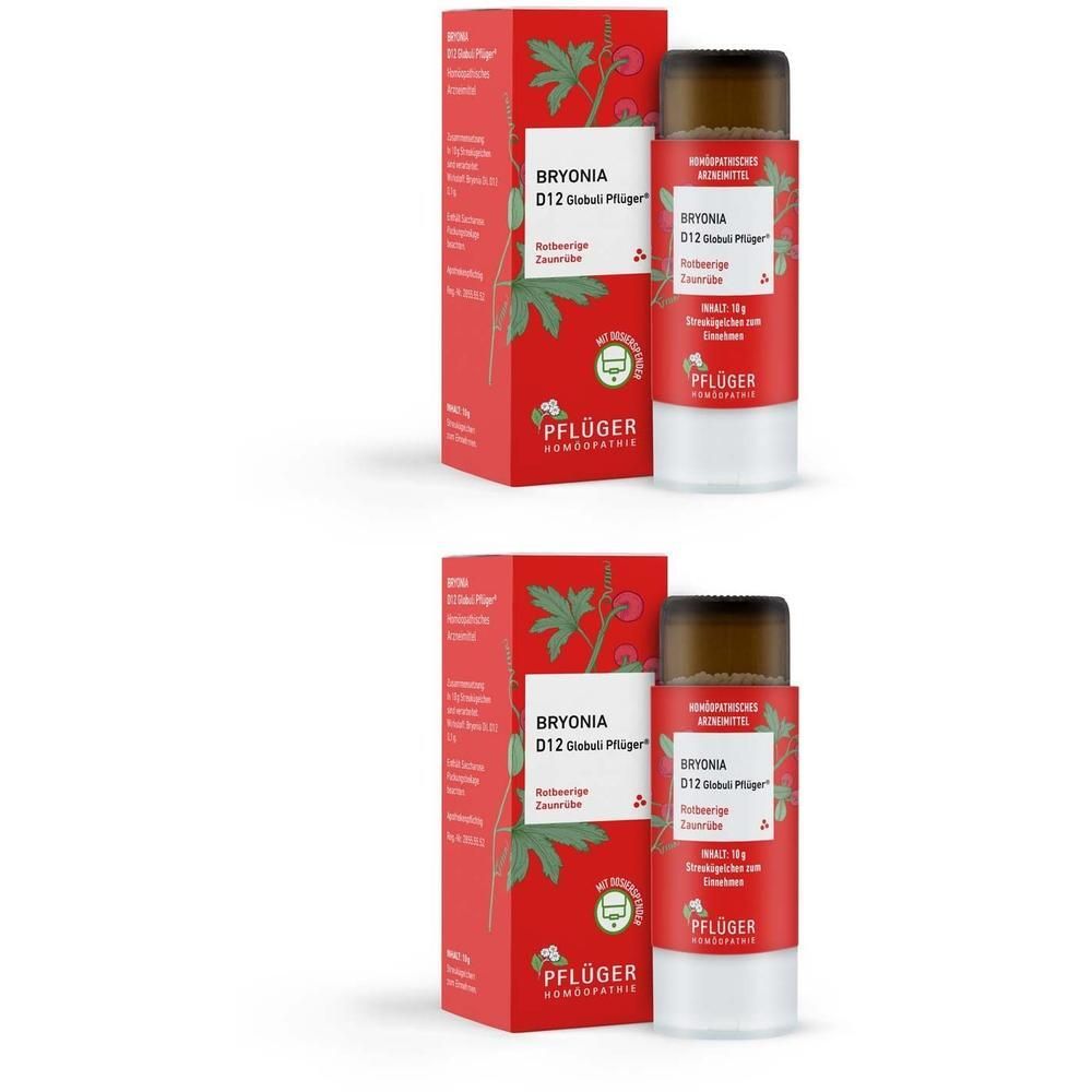 Bryonia D 12 Globuli Pflüger Dosierspender 2x 2x10 g